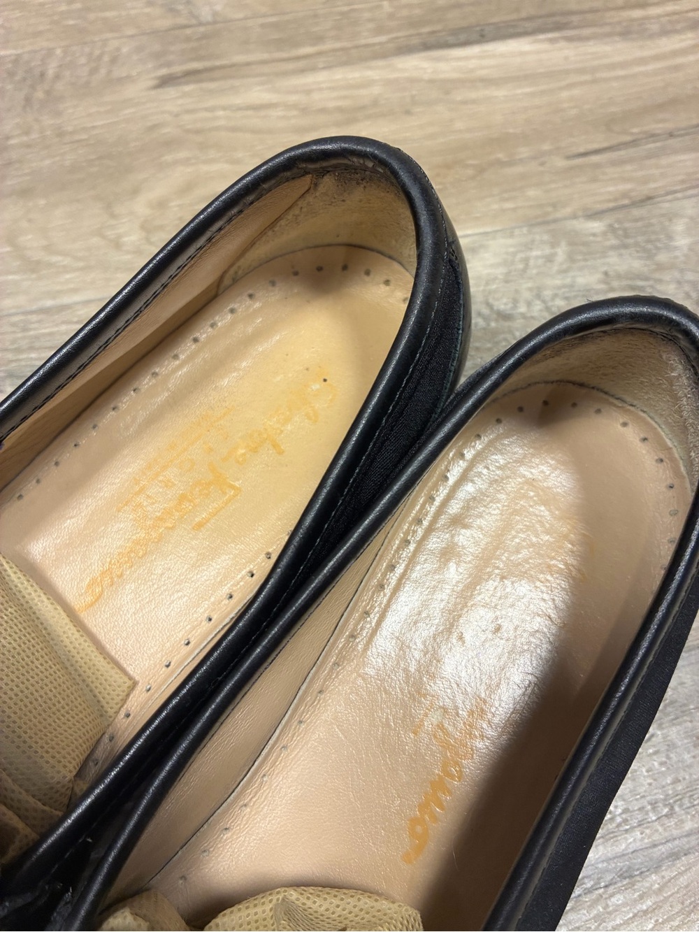 Salvatore Ferragamo Sport VTG Leather Canvas Loafers - Picture 4 of 12
